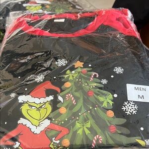 Grinch Christmas PJs - Black and Red